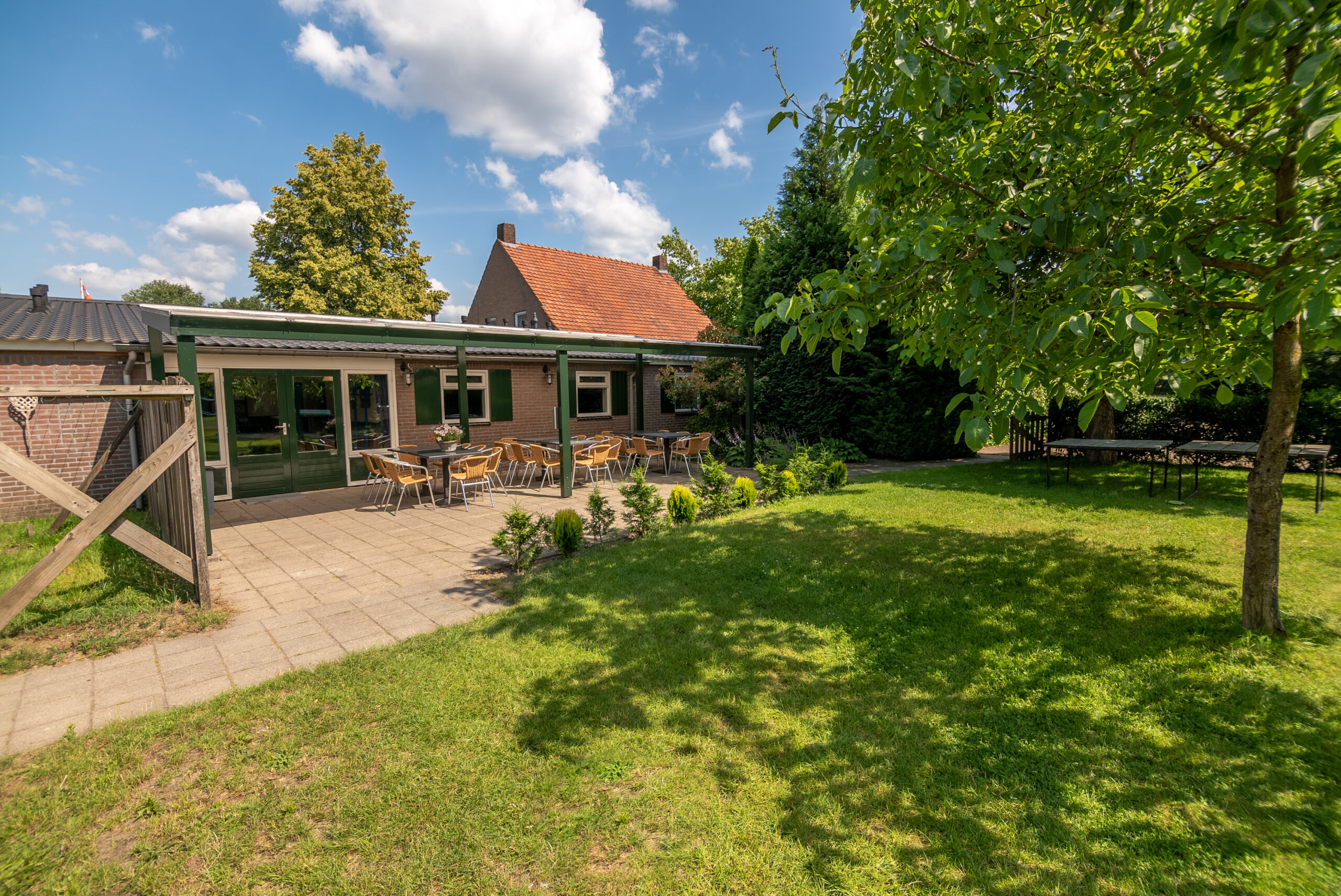 Terras Groepsaccommodatie Eikenblad